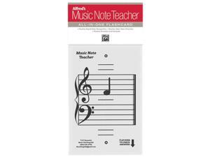 Alfred 99-MNT001 Alfreds Music Note Teacher - All-In-One Flashcard, White Alfred 99-MNT001 Alfreds Music Note Teacher - All-In-One Flashcard, White