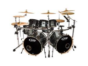 PDP by DW Double Drive 8-Piece Shell Pack Gray Metal PDP by DW Double Drive 8-Piece Shell Pack Gray Metal