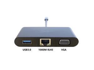 5 in 1 USB C HUB Type-C to VGA + Audio + 1000M LAN + 60W PD + USB3.0 Converter, USB-C HUB, Support 1000Mbps Ethernet, 20V 3A PD Fast Charging and 1080p HD Video Output for New MacBook ChromeBook. 5 in 1 USB C HUB Type-C to VGA + Audio + 1000M LAN + 60W PD + USB3.0 Converter, USB-C HUB, Support 1000Mbps Ethernet, 20V 3A PD Fast Charging and 1080p HD Video Output for New MacBook ChromeBook.