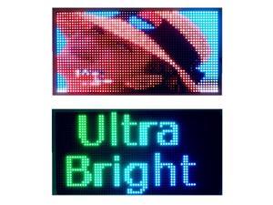 25"x 6.5" LED Sign Programmable Scrolling Window Message Display Yellow P10 