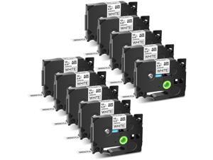 3PK TZ231 TZe231 Black on White Label Tape for Brother P-Touch PT-H110 1/2" 