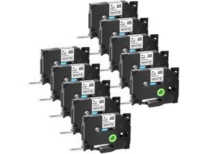 GREENCYCLE 10PK Black on White TZ TZe TZe-221 TZ-221 TZe221 TZ221 Laminated Label Tape 9mm 8m (3/8'' x 26.2ft) for Brother P-touch PT-P700 PT-P750W PT-D210 PT-D400 PT-D600 Label Maker GREENCYCLE 10PK Black on White TZ TZe TZe-221 TZ-221 TZe221 TZ221 Laminated Label Tape 9mm 8m (3/8'' x 26.2ft) for Brother P-touch PT-P700 PT-P750W PT-D210 PT-D400 PT-D600 Label Maker