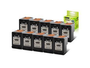 GREENCYCLE 10PK High Capacity 63XL 63 XL F6U64A Black Ink Cartridge Compatible for HP ENVY 4520 Printer,with Chip