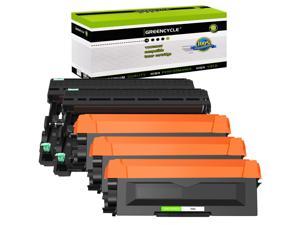 GREENCYCLE 5PK Set Compatible with Brother TN660 DR630 (3 Toner, 2 Drum) High Yield for DCP-L2300D MFC-L2720DW Printer