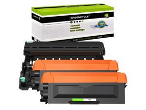 GREENCYCLE 3PK Set Compatible with Brother TN660 DR630 (2 Toner, 1 Drum) High Yield for DCP-L2300D MFC-L2720DW Printer