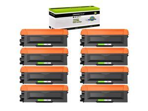 GREENCYCLE Toner Cartridge Compatible for Brother TN660 TN630 use in HL-L2300D DCP-L2520DW MFC-L2680W Printer (Black, 8 Pack)