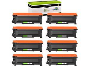 GREENCYCLE Compatible Toner Cartridge Replacement for Brother TN450 TN-450 TN420 TN-420 for HL-2270DW HL-2280DW HL-2230 HL-2240 MFC-7360N MFC-7860DW DCP-7065DN Intellifax 2840 2940 (8 Pack Black)