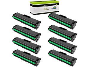 GREENCYCLE 8 Pack Compatible Black Toner Cartridge Replacement for Samsung 111S MLTD111S MLTD111S use in Xpress M2020W M2024W M2070FW M2070W Printer