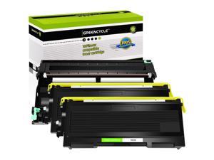 GREENCYCLE TN350 TN-350 Toner Cartridge + DR350 DR-350 Drum Unit Combo Set Compatible for Brother MFC-7820n MFC-7420 MFC-7220 HL-2030 HL-2040 DCP-7020 Intellifax 2820 Printer (2 Toner, 1 Drum)