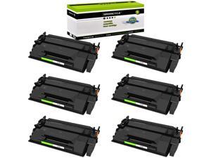 GREENCYCLE High-yield Compatible Toner Cartridge Replacement for HP 26X CF226X 26A CF226A work with Laser Jet Pro MFP M402n M402d M402dw MFP M426fdw MFP M426fdn Printer (Black, 6-Pack)