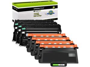 GREENCYCLE Compatible TN850 TN-850 Black Toner Cartridge and DR820 DR-820 Drum Unit Compatible for Brother HL-L6200DW HL-L6200DWT MFC-L5850DW MFC-L5900DW HL-L5200DW Series Printers (4 Toner, 3 Drum)