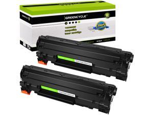 GREENCYCLE 2 Pack Compatible Black Toner Cartridge Replacement for HP 85A CE285A use in LaserJet Pro P1102w M1212nf MFP P1102 P1109w M1217nfw Printer