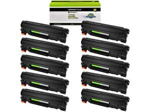 GREENCYCLE 10 Pack CE285A 85A Toner Cartridges Compatible for HP LaserJet P1102 M1130 M1132 M1212NF M1217nfw