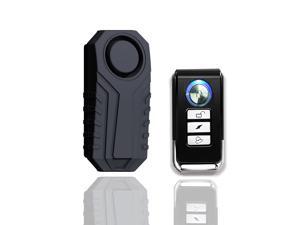 GREENCYCLE 1 Set Wireless Motorcycle Bicycle Bike Anti-Theft Burglar Vibration Security Alarm Waterproof Super Loud 113dB Remote Control Bell GREENCYCLE 1 Set Wireless Motorcycle Bicycle Bike Anti-Theft Burglar Vibration Security Alarm Waterproof Super Loud 113dB Remote Control Bell