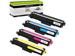 GREENCYCLE 4PK Toner Cartridge WITH CHIP Compatible for Brother TN227 TN-227 TN223 TN227BK (1 Black,1 Cyan,1 Yellow,1 Magenta)