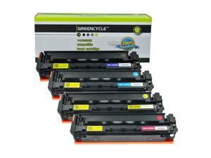 GREENCYCLE 4PK CF400A CF401A CF402A CF403A 201A Black Cyan Yellow Magenta Toner Cartridge Compatible for HP Color Laser Printer GREENCYCLE 4PK CF400A CF401A CF402A CF403A 201A Black Cyan Yellow Magenta Toner Cartridge Compatible for HP Color Laser Printer