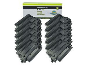 GREENCYCLE 10 Pack Compatible Black Toner Cartridge Replacement for HP CE255X 55X CE255A 55A LaserJet Enterprise P3015dn P3015x LaserJet Pro 500 MFP M521dn M521dw Printer GREENCYCLE 10 Pack Compatible Black Toner Cartridge Replacement for HP CE255X 55X CE255A 55A LaserJet Enterprise P3015dn P3015x LaserJet Pro 500 MFP M521dn M521dw Printer