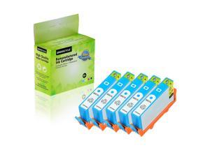 GREENCYCLE 5PK High Yield 935 935XL C2P24AN Cyan Ink Cartridge Compatible for HP OfficeJet Pro 6230 6220 6812 6815 6820 6830 6835 6836 Printer