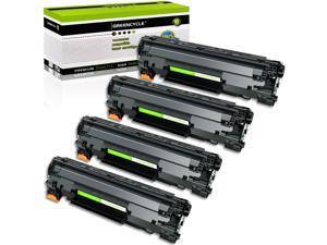 GREENCYCLE 4 Pack Compatible Black Toner Cartridge CE278A for HP 78A LaserJet P1560 P1566 P1606 M1536dnf GREENCYCLE 4 Pack Compatible Black Toner Cartridge CE278A for HP 78A LaserJet P1560 P1566 P1606 M1536dnf