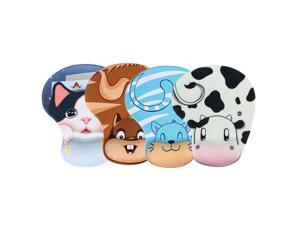 Practical Lovely Animal Skid Resistance Mouse Pad Memory Foam Comfort Wrist Rest Support Mice Pad Gaming Mousepad PC Mouse Mat