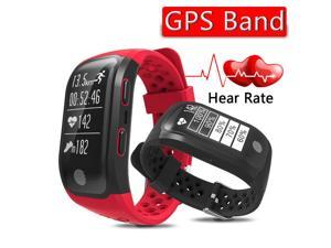 S908 GPS Smartband Heart Rate Monitor Waterproof Sport Smart Watch Wristband