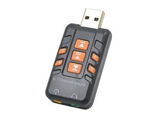 CHIPAL USB 2.0 to 3D Audio External USB Sound Card 8.1 Channel Adapter tarjeta de sonido for Windows Vista/XP Win7 Win8