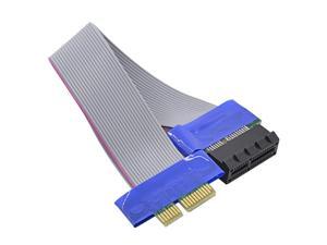 PCI-E 1X To 1X Extension Cable PCI Express PCIE 1x To 1X Riser Card Converter Extender Adapter For BTC LTC Mining