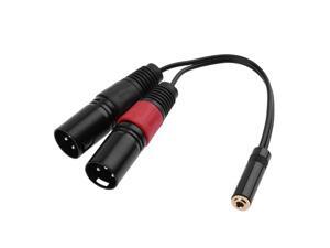 0.2m 3.5mm TRS 1/8inch Stereo Female to Dual XLR Male Y Splitter Cable Wire Splitter AUX Cable Headset Splitter Adapter Hot Sale 0.2m 3.5mm TRS 1/8inch Stereo Female to Dual XLR Male Y Splitter Cable Wire Splitter AUX Cable Headset Splitter Adapter Hot Sale