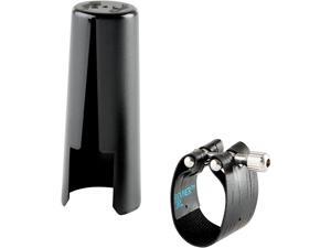 Rovner Dark Bass Clarinet Ligature and Cap Rovner Dark Bass Clarinet Ligature and Cap