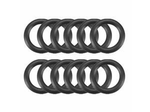12 Pcs 19 mm x 14 mm x 2.5mm Flexible Nitrile Rubber O Rings Washers 