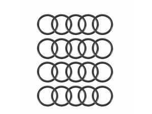 10 Pcs 32mm x 29mm x 1.5mm Black Rubber Oil Seal O Ring Gasket Washers 