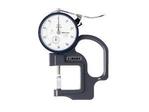 +/-15 micrometer Accuracy Mitutoyo 7360 Dial Thickness Gage 0.01mm Graduation 0-10mm Range Tube Thickness Anvil 
