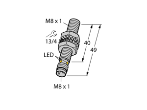 TURCK BI4-M12-AP6X-H1141 4608030 Inductif Capteur PNP