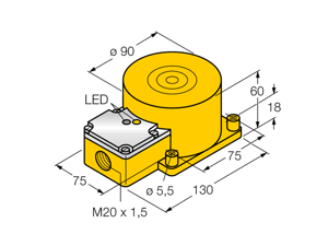 no Details about   TURCK Inductive sensor Type 10110 Ident BI15-CP40-Y1X 