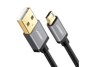 UGREEN Micro USB Cable Nylon Braided Fast Quick Charger Cable USB to Micro USB 2.0(3ft, Black) UGREEN Micro USB Cable Nylon Braided Fast Quick Charger Cable USB to Micro USB 2.0(3ft, Black)
