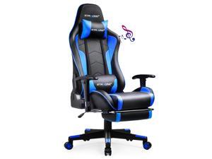 GTRACING Gaming Chair with Footrest and Bluetooth Speakers Music Video Game Chair Heavy Duty Ergonomic Computer Office Desk Chair GTRACING Gaming Chair with Footrest and Bluetooth Speakers Music Video Game Chair Heavy Duty Ergonomic Computer Office Desk Chair