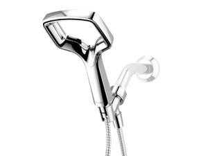 Methven Rua Shower Head with Hose and Adjustable Arm Mount with Patented Technology using 28% Less Water (meet 2018 California Energy Commission 1.8 GPM regulation)