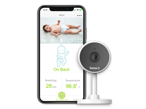 Sense-U Video Baby Monitor with 1080P HD Video Camera, 2-Way Audio, Night Vision, WiFi(Compatible with Sense-U Baby Breathing Monitor) Sense-U Video Baby Monitor with 1080P HD Video Camera, 2-Way Audio, Night Vision, WiFi(Compatible with Sense-U Baby Breathing Monitor)