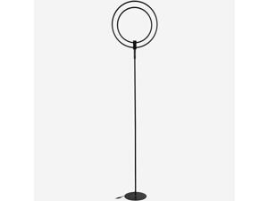 Brightech Eclipse LED Floor Lamp - Modern Living Room Standing Tall Dimmable Light for Bedroom and Office - Bring Sci-Fi Ambiance to Contemporary Spaces - Black Brightech Eclipse LED Floor Lamp - Modern Living Room Standing Tall Dimmable Light for Bedroom and Office - Bring Sci-Fi Ambiance to Contemporary Spaces - Black