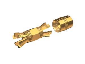 Shakespeare PL-258-CP-G Gold Splice Connector For RG-8X or RG-58 / AU Coax. Shakespeare PL-258-CP-G Gold Splice Connector For RG-8X or RG-58 / AU Coax.