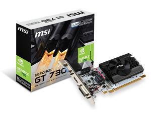 MSI GeForce GT 730 Kepler GDDR5 2GB OC Low Profile Ready DirectX 12 (N730K-2GD5LP/OC) MSI GeForce GT 730 Kepler GDDR5 2GB OC Low Profile Ready DirectX 12 (N730K-2GD5LP/OC)