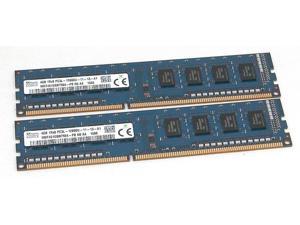 2 x 4GB (8GB TOTAL) SK Hynix HMT451U6BFR8A-PB PC3L-12800U 1Rx8 Desktop Memory