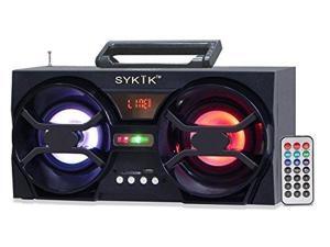 Sykik SP2091BT Bluetooth Boom Box with SD_MMC_USB_ FM Radio_ Built_in Rechargeable Battery Remote Control Sykik SP2091BT Bluetooth Boom Box with SD_MMC_USB_ FM Radio_ Built_in Rechargeable Battery Remote Control