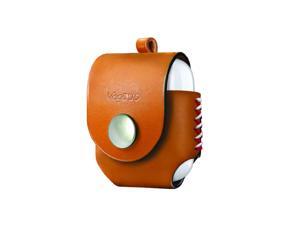 VogDUO- Italian Genuine Leather Case for AirPods, portable carry case, Lightning port slot design, Belt Loop design, premium metal hook for the bag, keychain or jeans, YKK button applied- Tan VogDUO- Italian Genuine Leather Case for AirPods, portable carry case, Lightning port slot design, Belt Loop design, premium metal hook for the bag, keychain or jeans, YKK button applied- Tan