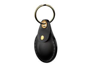 VogDUO AirTag Leather Case, Italian Genuine Leather, Full cover, Keychain design, Hand Strap, Black VogDUO AirTag Leather Case, Italian Genuine Leather, Full cover, Keychain design, Hand Strap, Black
