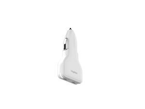 VogDUO Charger Go, Dual Port, USB Type-C 30W Car Charger, ultra-compact size, compatible with iPhone, iPad, Apple Watch, and more- White VogDUO Charger Go, Dual Port, USB Type-C 30W Car Charger, ultra-compact size, compatible with iPhone, iPad, Apple Watch, and more- White