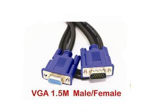 VGA SVGA female to male F/M monitor extension cable for PC, Laptop and TV VGA SVGA female to male F/M monitor extension cable for PC, Laptop and TV