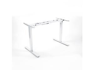 MotionGrey - German Electric Dual Motor, Height Adjustable Standing Desk, Ergonomic Stand Up Desk, Adjustable Computer Sit Stand Desk Stand - Great for Office & Home Use(Tabletop not Included) (White)