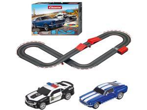 MotionGrey X Series - Remote Control Racing Two Car Track Set - Kids Electric Powered Rail Train Toy Playset Christmas Birthday Gift - Slot RC Car Race Child Ages 3+ for Boys & Girls