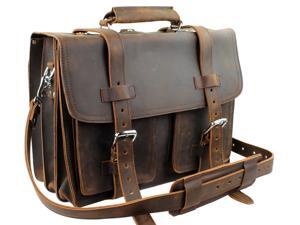 Vagarant Traveler Full Grain Leather Business Pro Case LB12.DB